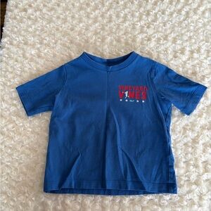 2T Vineyard Vines Kids Lacrosse Tee Shirt in Bold Blue
